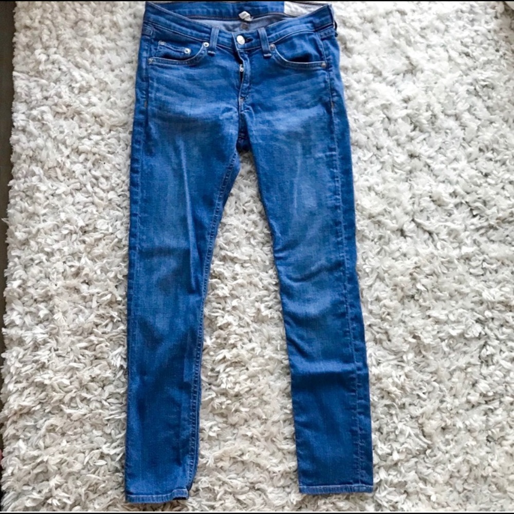 Rag & Bone High Rise Capri Finch 26 Jeans - Picture 2 of 6